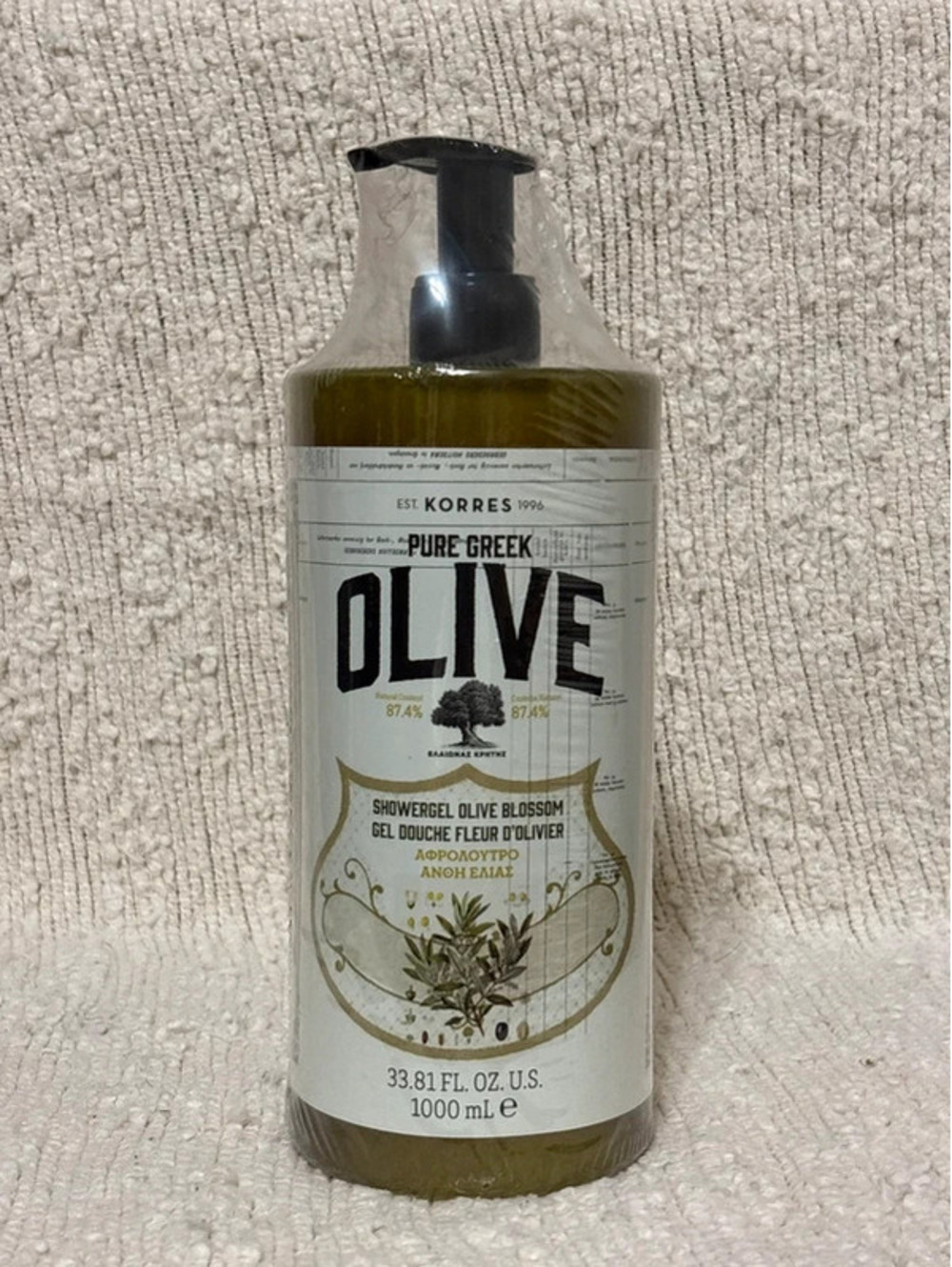 Korres Olive Oil & Blossom Shower Gel - 1 Liter